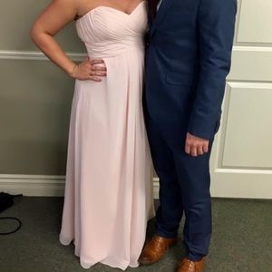 Beautiful pale pink bridesmaid/formal dress